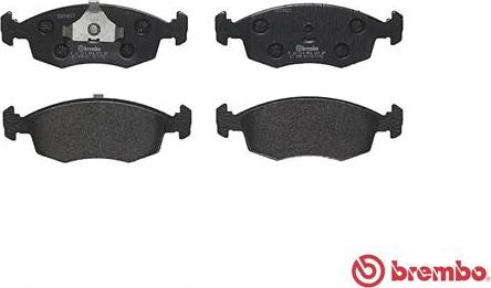 Brembo P 24 019 - Тормозные колодки, дисковые, комплект www.autospares.lv