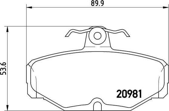 Brembo P 24 018 - Bremžu uzliku kompl., Disku bremzes www.autospares.lv