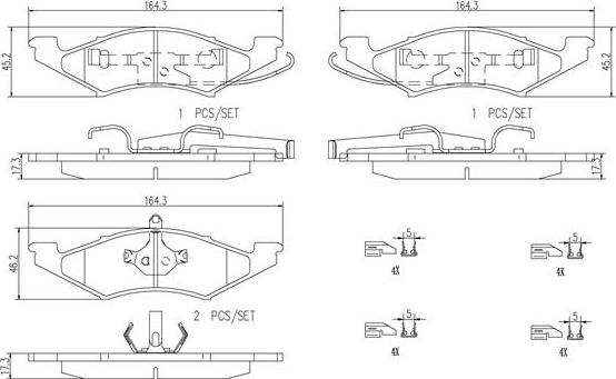 Brembo P24089N - Bremžu uzliku kompl., Disku bremzes www.autospares.lv