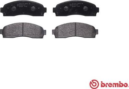 Brembo P 24 081 - Тормозные колодки, дисковые, комплект www.autospares.lv