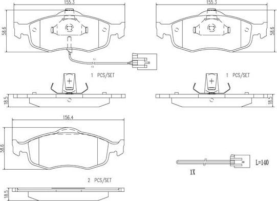 Brembo P24034N - Bremžu uzliku kompl., Disku bremzes www.autospares.lv