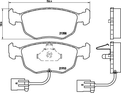 Brembo P 24 035 - Bremžu uzliku kompl., Disku bremzes www.autospares.lv