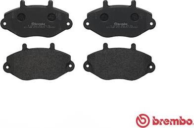 Brembo P 24 033 - Bremžu uzliku kompl., Disku bremzes www.autospares.lv