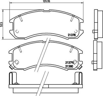 Brembo P 24 024 - Тормозные колодки, дисковые, комплект www.autospares.lv