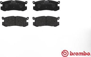 Brembo P 24 025 - Bremžu uzliku kompl., Disku bremzes www.autospares.lv