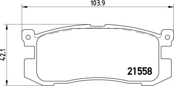 Brembo P 24 025 - Bremžu uzliku kompl., Disku bremzes autospares.lv