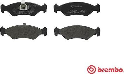 Brembo P 24 028 - Bremžu uzliku kompl., Disku bremzes www.autospares.lv