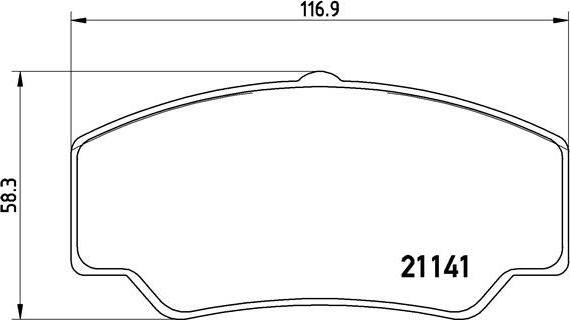 Brembo P 24 023 - Bremžu uzliku kompl., Disku bremzes autospares.lv