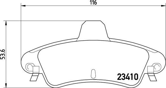 Brembo P 24 070 - Bremžu uzliku kompl., Disku bremzes www.autospares.lv