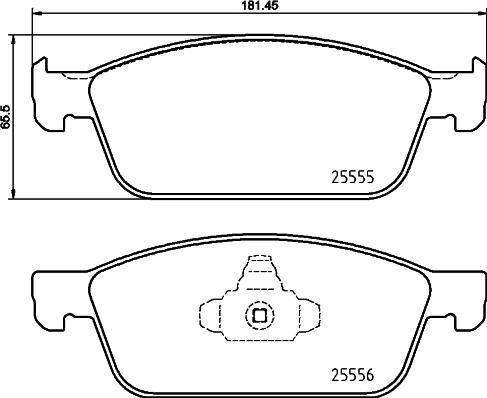 Brembo P 24 199 - Тормозные колодки, дисковые, комплект www.autospares.lv