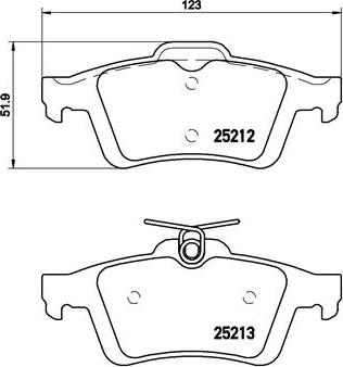 Brembo P 24 148X - Bremžu uzliku kompl., Disku bremzes autospares.lv