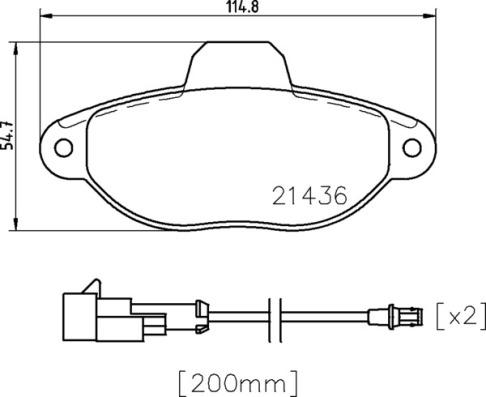 Brembo P 24 147X - Тормозные колодки, дисковые, комплект www.autospares.lv