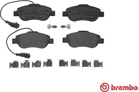 Brembo P 24 150 - Bremžu uzliku kompl., Disku bremzes www.autospares.lv