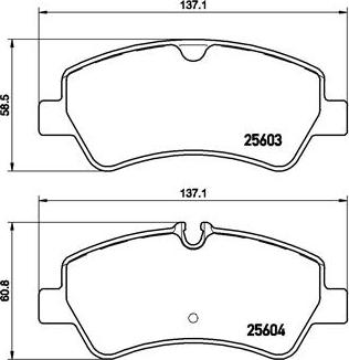 Brembo P 24 160 - Bremžu uzliku kompl., Disku bremzes autospares.lv