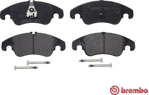 Brembo P 24 161 - Тормозные колодки, дисковые, комплект www.autospares.lv