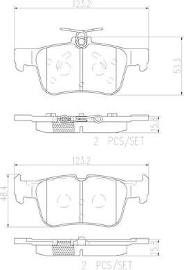 Brembo P24175N - Brake Pad Set, disc brake www.autospares.lv