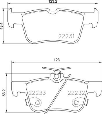 Brembo P 24 201 - Тормозные колодки, дисковые, комплект www.autospares.lv