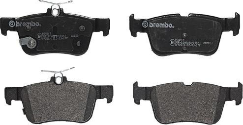 Brembo P 24 217 - Bremžu uzliku kompl., Disku bremzes www.autospares.lv