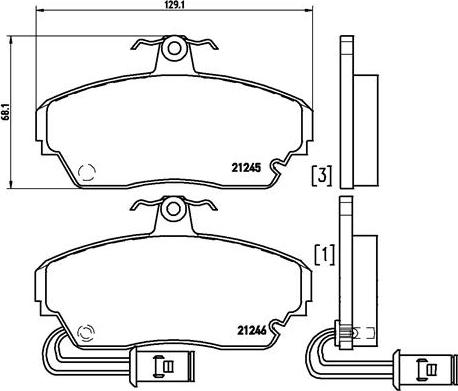 Brembo P 28 014 - Тормозные колодки, дисковые, комплект www.autospares.lv