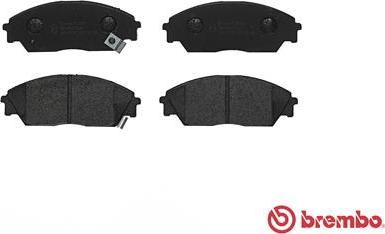 Brembo P 28 016 - Тормозные колодки, дисковые, комплект www.autospares.lv