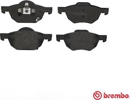 Brembo P 28 036 - Тормозные колодки, дисковые, комплект www.autospares.lv