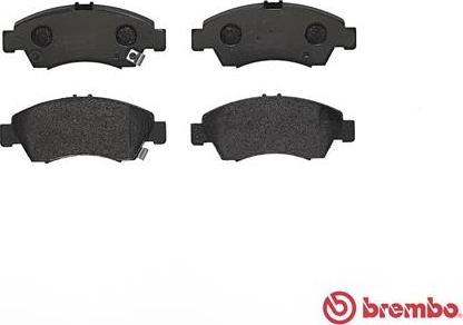 Brembo P 28 024 - Bremžu uzliku kompl., Disku bremzes www.autospares.lv