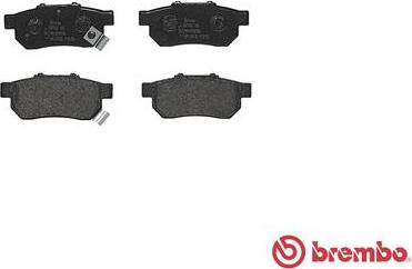 Brembo P 28 025 - Bremžu uzliku kompl., Disku bremzes www.autospares.lv