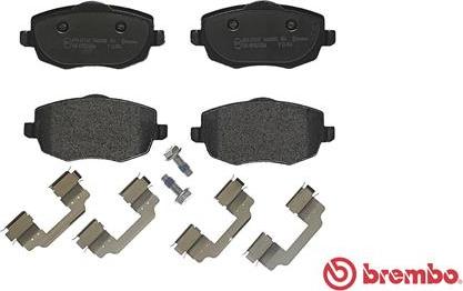 Brembo P 23 094 - Bremžu uzliku kompl., Disku bremzes www.autospares.lv