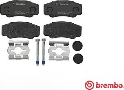 Brembo P 23 093 - Brake Pad Set, disc brake www.autospares.lv