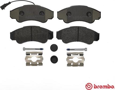 Brembo P 23 092 - Brake Pad Set, disc brake www.autospares.lv