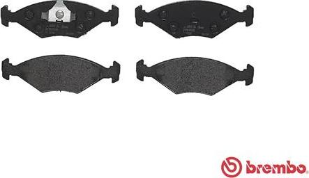 Brembo P 23 040 - Bremžu uzliku kompl., Disku bremzes www.autospares.lv