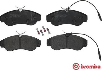 Brembo P 23 069 - Тормозные колодки, дисковые, комплект www.autospares.lv