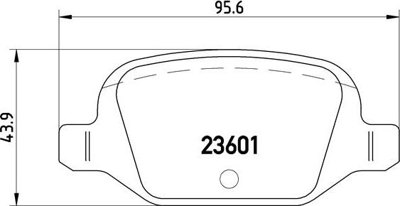 Brembo P 23 064 - Bremžu uzliku kompl., Disku bremzes autospares.lv