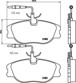 Brembo P 23 061 - Bremžu uzliku kompl., Disku bremzes www.autospares.lv