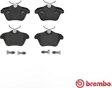 Brembo P 23 067 - Тормозные колодки, дисковые, комплект www.autospares.lv