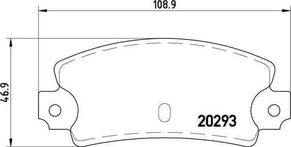 Brembo P 23 008 - Bremžu uzliku kompl., Disku bremzes www.autospares.lv