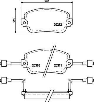 Jurid 28 405 77 4 - Тормозные колодки, дисковые, комплект www.autospares.lv