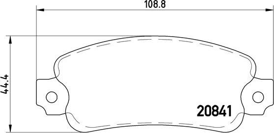 Brembo P 23 014 - Тормозные колодки, дисковые, комплект www.autospares.lv