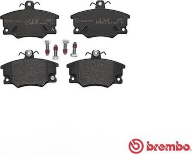 Brembo P 23 017 - Bremžu uzliku kompl., Disku bremzes www.autospares.lv