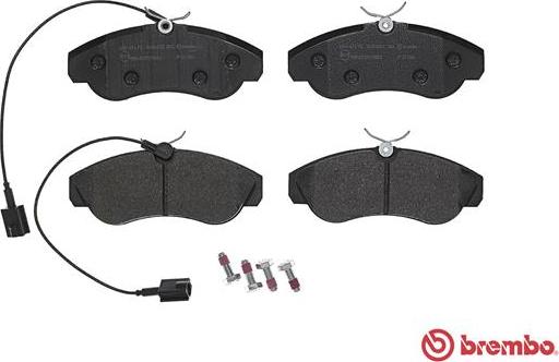 Brembo P 23 084 - Bremžu uzliku kompl., Disku bremzes www.autospares.lv