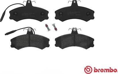 Brembo P 23 022 - Bremžu uzliku kompl., Disku bremzes www.autospares.lv