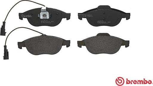 Brembo P 23 075 - Brake Pad Set, disc brake www.autospares.lv