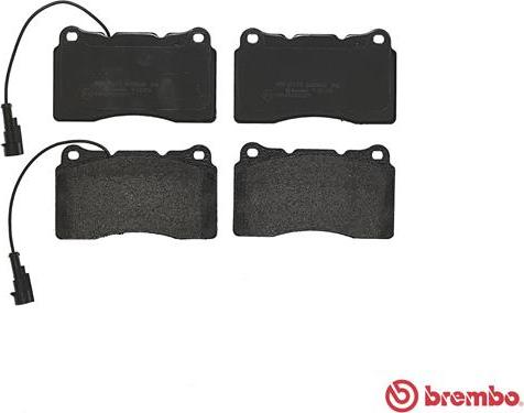 Brembo P 23 078 - Bremžu uzliku kompl., Disku bremzes www.autospares.lv