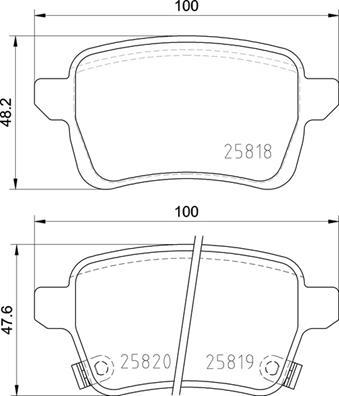 Brembo P 23 190 - Bremžu uzliku kompl., Disku bremzes www.autospares.lv