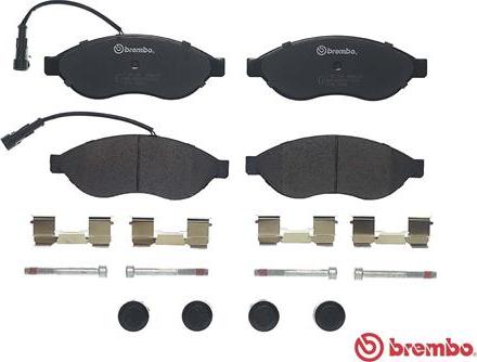 Brembo P 23 144 - Bremžu uzliku kompl., Disku bremzes www.autospares.lv