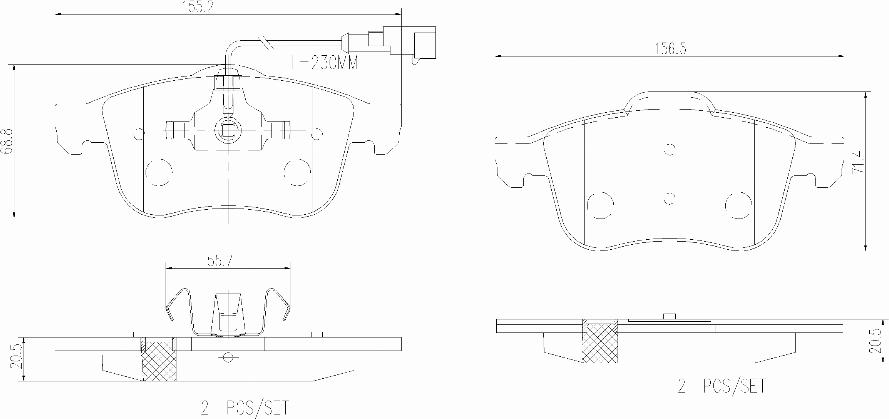 Brembo P23103N - Bremžu uzliku kompl., Disku bremzes www.autospares.lv