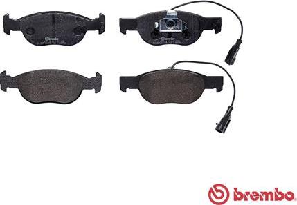 Brembo P 23 113 - Bremžu uzliku kompl., Disku bremzes www.autospares.lv