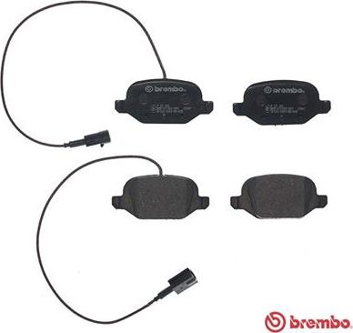 Brembo P 23 181 - Bremžu uzliku kompl., Disku bremzes www.autospares.lv