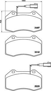 Brembo P 23 139 - Bremžu uzliku kompl., Disku bremzes www.autospares.lv