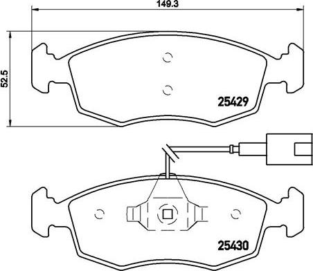 Brembo P 23 138 - Bremžu uzliku kompl., Disku bremzes autospares.lv